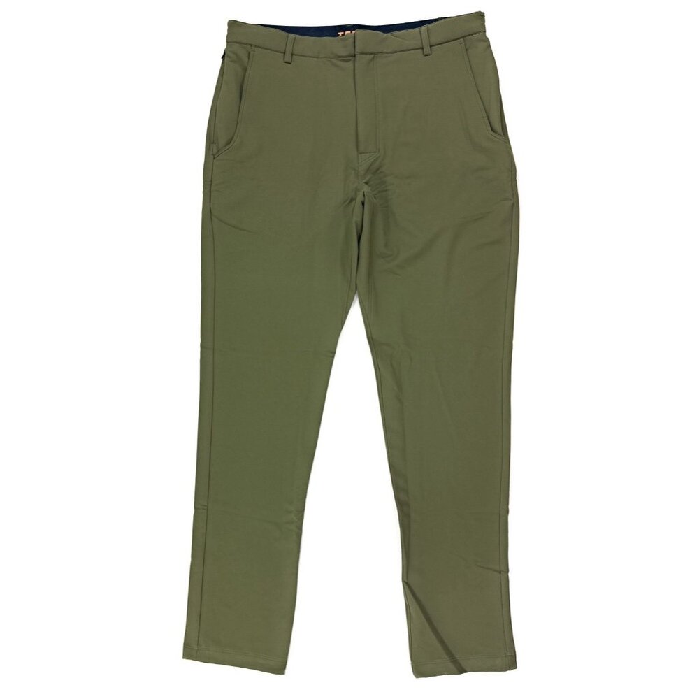 Teren Mens Daily Driver Performance Stretch Chino Pants Magnetic Button 32x32